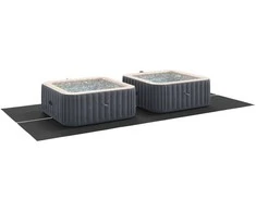Baseino dugno plėvelė Reguliuojamas Juoda 500 x 250 x 0,1 cm