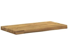 Stačiakampio stalo viršus 90 x 50 x 3,5 cm Stačiakampio Balta