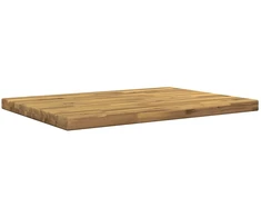 Stačiakampio stalo viršus 90 x 50 x 3,5 cm Stačiakampio Balta