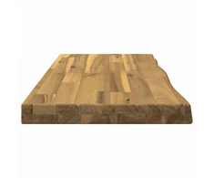 Stačiakampio stalo viršus 90 x 50 x 3,5 cm Stačiakampio Balta