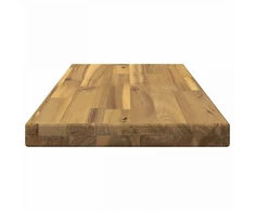 Stačiakampio stalo viršus 90 x 50 x 3,5 cm Stačiakampio Balta