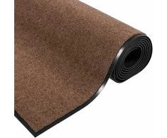Durų kilimėlis Ruda ir juoda 120 x 250 cm 100% poliamidas