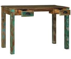 Rašomasis stalas Ruda 112 x 55 x 76 cm Kietas atkurtas medis (Atnaujinta)