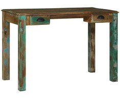 Rašomasis stalas Ruda 112 x 55 x 76 cm Kietas atkurtas medis (Atnaujinta)