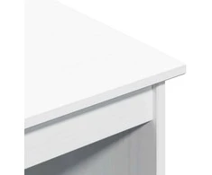 Stalas Balta 112 x 50 x 75 cm Kietas pušies medis