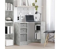 Stalas Betono pilka 100 x 40 x 75 cm Apdirbta mediena