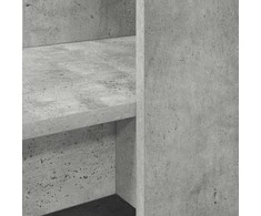 Stalas Betono pilka 122 x 67 x 145 cm Apdirbta mediena