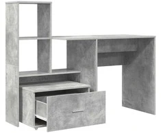 Stalas Betono pilka 131,5 x 50 x 106,5 cm Apdirbta mediena