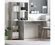 Stalas Betono pilka 138,5 x 55 x 143 cm Apdirbta mediena