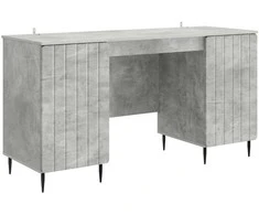 Stalas Betono pilka 142,5 x 50 x 75 cm Apdirbta mediena
