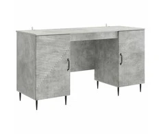 Stalas Betono pilka 142,5 x 50 x 75 cm Apdirbta mediena