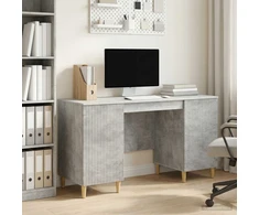 Stalas Betono pilka 142,5 x 50 x 75 cm Apdirbta mediena