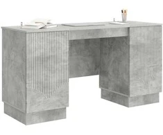 Stalas Betono pilka 142,5 x 50 x 75 cm Apdirbta mediena