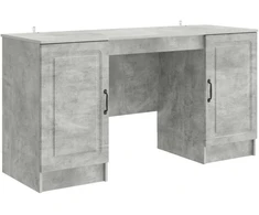 Stalas Betono pilka 142,5 x 50 x 75 cm Apdirbta mediena