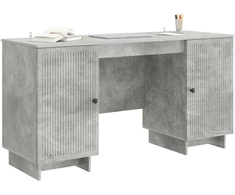 Stalas Betono pilka Apdirbta mediena 142,5 x 50 x 75 cm