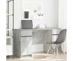 Stalas Betono pilka 140 x 49 x 76 cm Apdirbta mediena