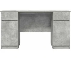 Stalas Betono pilka 140 x 49 x 76 cm Apdirbta mediena