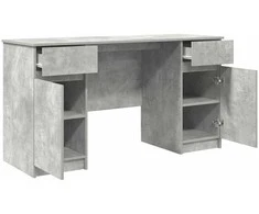 Stalas Betono pilka 140 x 49 x 76 cm Apdirbta mediena