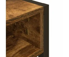 Stalas Dūminis ąžuolas 100 x 50 x 75 cm Apdirbta mediena