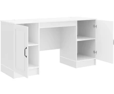 Stalas Itin blizgi balta 142,5 x 50 x 75 cm Apdirbta mediena