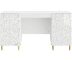 Stalas Itin blizgi balta Apdirbta mediena 142,5 x 50 x 75 cm