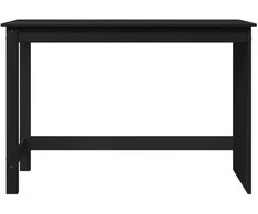 Stalas Juoda 112 x 50 x 75 cm Kietas pušies medis