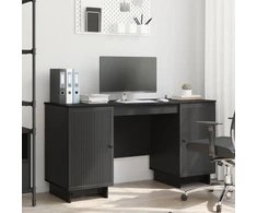 Stalas Juoda Apdirbta mediena 142,5 x 50 x 75 cm