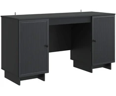 Stalas Juoda Apdirbta mediena 142,5 x 50 x 75 cm