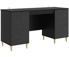 Stalas Juoda Apdirbta mediena 142,5 x 50 x 75 cm