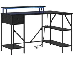 Stalas Juodas ąžuolas 120 x 79 x 86,5 cm Apdirbta mediena
