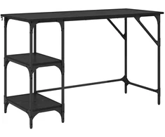 Stalas Juodas ąžuolas 120 x 50 x 75 cm Apdirbta mediena