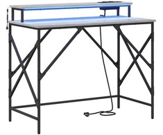 Stalas Pilkas Sonoma 100 x 50 x 86,5 cm Apdirbta mediena