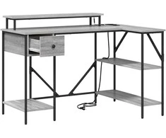Stalas Pilkas Sonoma 120 x 79 x 86,5 cm Apdirbta mediena