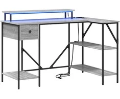 Stalas Pilkas Sonoma 120 x 79 x 86,5 cm Apdirbta mediena