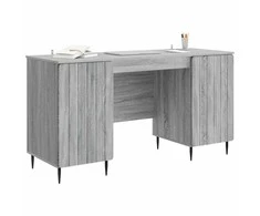 Stalas Pilka sonoma ąžuolo 142,5 x 50 x 75 cm Apdirbta mediena