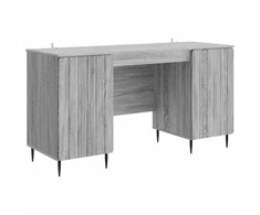 Stalas Pilka sonoma ąžuolo 142,5 x 50 x 75 cm Apdirbta mediena