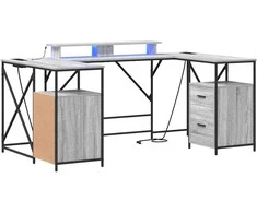 Stalas Pilkas Sonoma 182 x 101 x 87,5 cm Apdirbta mediena