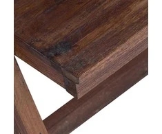Stalas Ruda 90 x 50 x 103 cm Kietas atkurtas medis
