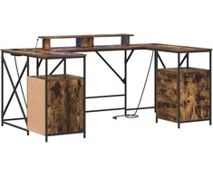 Stalas Rūkyta ąžuolas 182 x 101 x 87,5 cm Apdirbta mediena