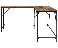 Stalas Senovinis medis Apdirbta mediena 149 x 149 x 75 cm