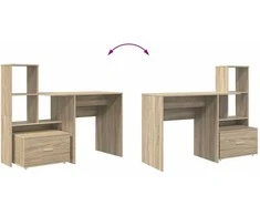 Stalas Sonoma ąžuolas 131,5 x 50 x 106,5 cm Apdirbta mediena