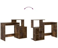 Stalas Rūkyta ąžuolas 120,5 x 44 x 88,5 cm Apdirbta mediena