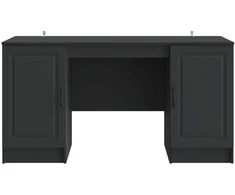 Stalas Juoda 142,5 x 50 x 75 cm Apdirbta mediena