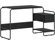 Stalas su saugojimo vieta Juodojo ąžuolo 131,5 x 50 x 75,5 cm