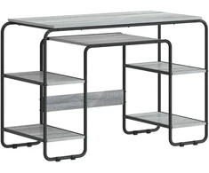 Stalas su saugojimo vieta Pilka Sonoma 113,5 x 52 x 75,5 cm