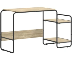Stalas su saugojimo vieta Sonoma ąžuolas 131,5 x 50 x 75,5 cm