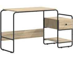 Stalas su saugojimo vieta Sonoma ąžuolas 131,5 x 50 x 75,5 cm