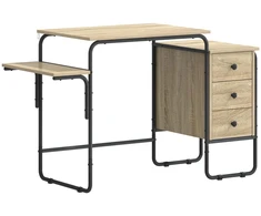 Stalas su saugojimo vieta Sonoma ąžuolas 120 x 50 x 75 cm