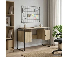 Stalas su saugojimo vieta Sonoma ąžuolas 120 x 50.5 x 75.5 cm