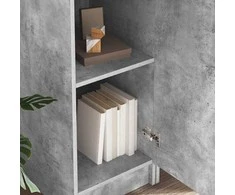 Stalas 2 pcs Betono pilka